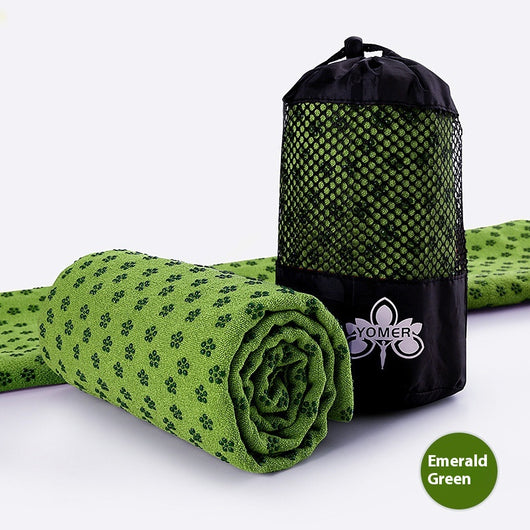 Toalla Antideslizante Absorbente de Yoga con Partículas de Agarre - Image 13