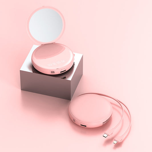 Espejo de Belleza Portátil con Luz LED y Carga Rápida - Image 2