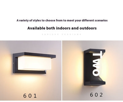 Lámpara de Pared LED Retro Impermeable para Exterior - Image 6