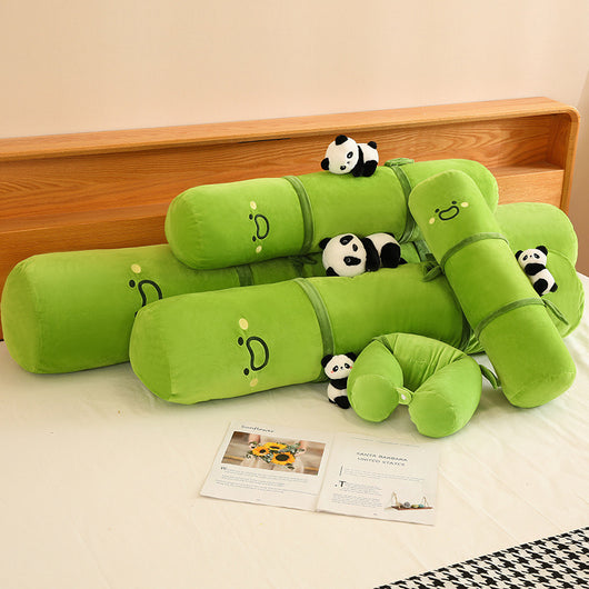Almohada Cilíndrica de Bambú para Dormir de Lado - Soporte Ergonómico para Piernas - Image 3