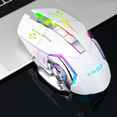 Ratón Gaming Inalámbrico 2.4G con Retroiluminación LED y Batería Recargable - Image 13