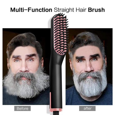 Peine Alisador Eléctrico Multifuncional - Plancha Rápida para Cabello y Barba - Image 13