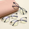 Gafas Ópticas Retro Cuadradas con Filtro Azul para Miopía