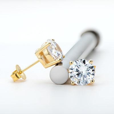 Aretes de Plata 925 con Moissanita 18K - Brillo Eterno - Image 5