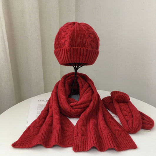 Gorros de Lana Cálidos para Padres e Hijos - Image 24