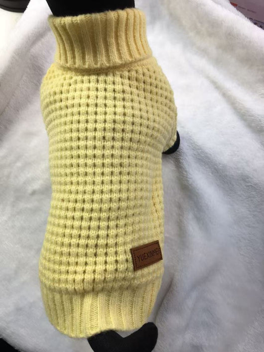 Suéter Cuello Alto para Mascotas - Ropa Abrigada para Gatos y Perros - Image 17