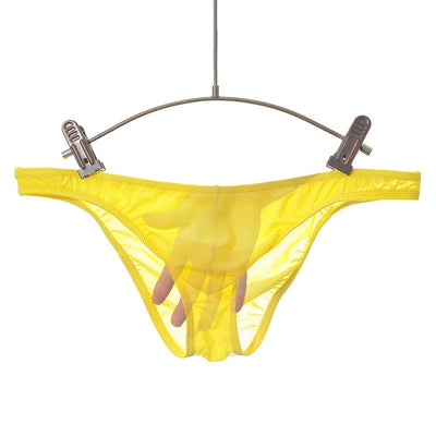Bóxer Transparente Hombre Cintura Baja Seda Hielo Ultrafino Tanga - Image 4