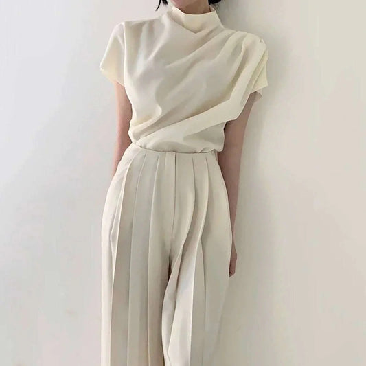 Pantalones Casuales Sueltos de Corte Recto para Mujer