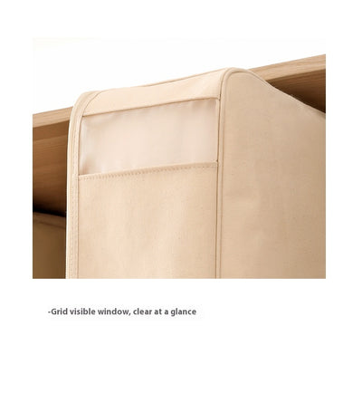 Bolsas Organizadoras de Algodón y Lino con Ventana Visual para Ropa y Edredones - Image 20