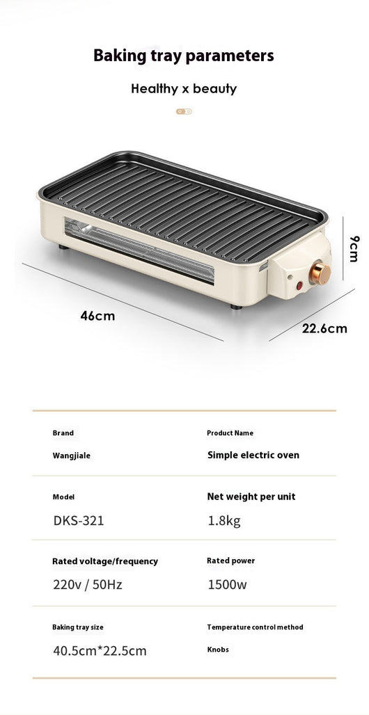 Horno Eléctrico Multifunción con Bandeja para Asar Carnes - Image 13