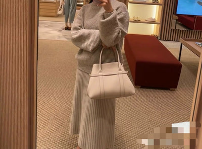 Bolso de Cuero Genuino con Asa Simple para Mujer - Image 15
