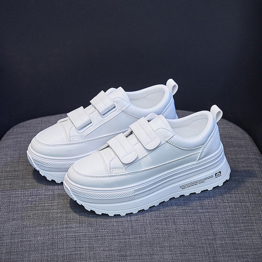Zapatillas Blancas Plataforma Gruesa para Primavera y Otoño - Image 13