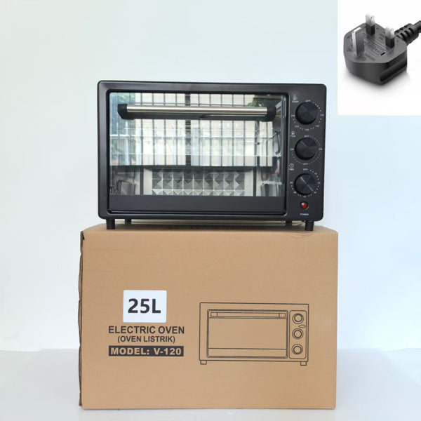 Horno Eléctrico Multifunción 25L con Doble Capa para el Hogar - Image 7