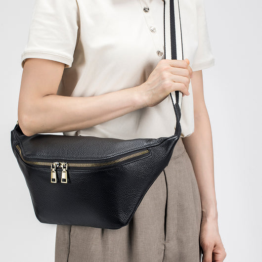 Bolso Mensajero de Cuero Genuino para Mujer - Gran Capacidad, Estilo Casual - Image 3
