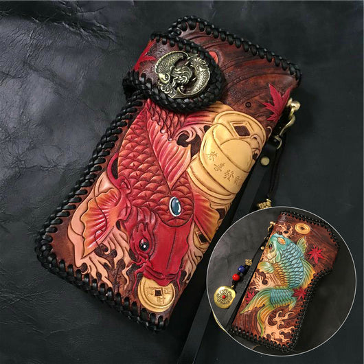 Bolso Artesanal de Cuero Tallado a Mano para Hombre - Image 12