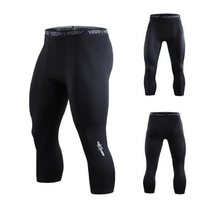 Pantalones de Compresión Deportiva para Hombre - Entrenamiento Baloncesto Transpirable