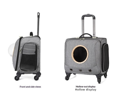Transportín Portátil para Mascotas con Ruedas Giratorias - Image 6