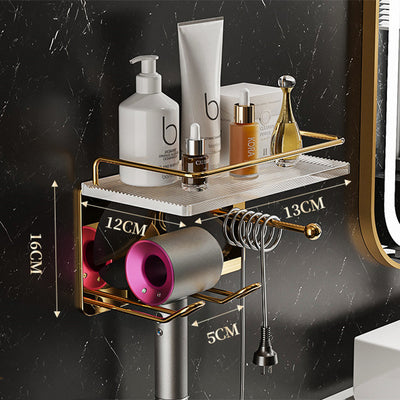 Organizador de Secador de Cabello Montado en Pared para Baño - Image 9