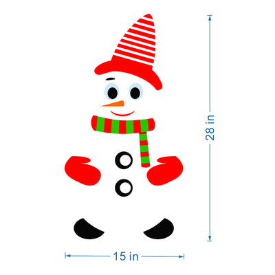 Imán Decorativo Navideño Muñeco de Nieve Expresivo para Refrigerador - Image 9
