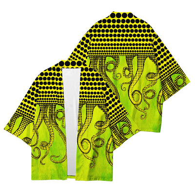 Camisa Suelta Hombre Estampado 3D Pulpo - Image 24