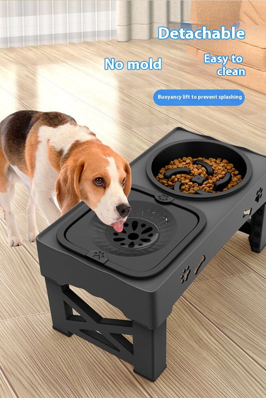 Comedero Elevado Doble para Mascotas en Acero Inoxidable - Image 8