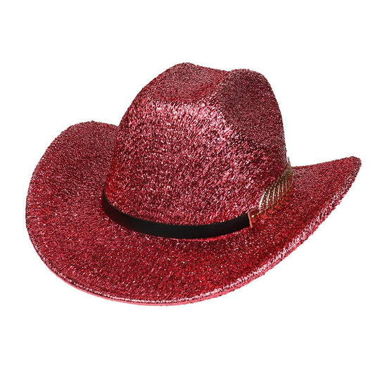 Sombrero Vaquero Fluorescente de Ala Ancha para Fiestas y Baile - Image 14