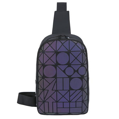 Bolsa Geométrica Luminosa - Bandolera y Mochila de Pecho - Image 2