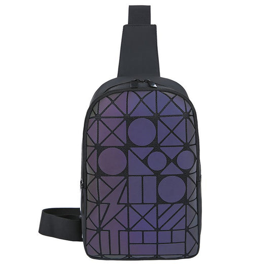 Bolsa Geométrica Luminosa - Bandolera y Mochila de Pecho - Image 2