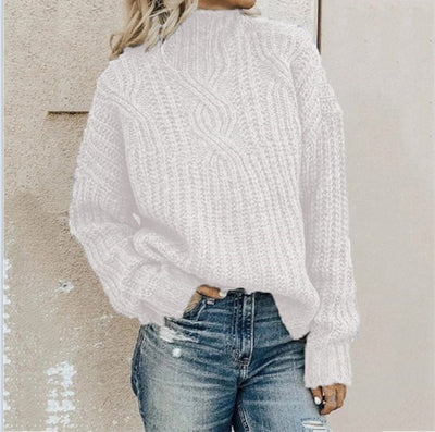 Suéter de Cuello Alto con Detalle Retorcido para Mujer - Image 8