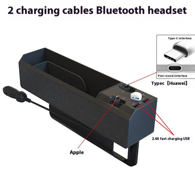 Organizador de Auto con Cargador Dual USB y Almacenamiento Inteligente - Image 30