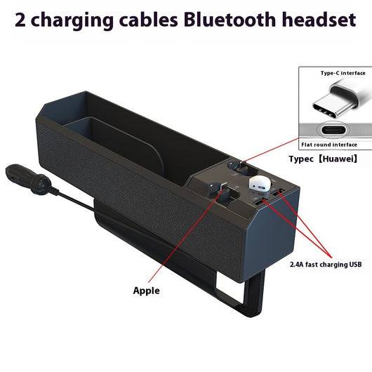 Organizador de Auto con Cargador Dual USB y Almacenamiento Inteligente - Image 30