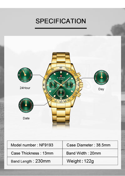 Reloj de Acero Inoxidable para Hombre - Resistente al Agua - Image 19