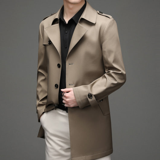 Saco Casual de Botón Simple para Hombre Talla Grande Premium - Image 12
