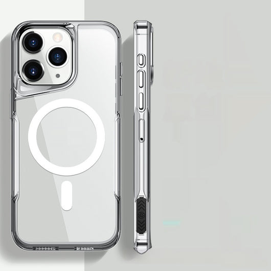 Funda Protectora Magnética Transparente Antiimpactos para Celular - Image 9