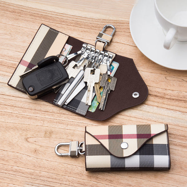 Funda para Llaves de Auto con Diseño Lattice Minimalista