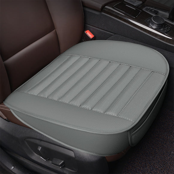 Premium Full Leather Car Seat Cover with Ergonomic Backrest