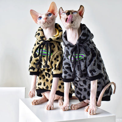 Suéter de Algodón Camuflado para Gatos Sin Pelo - Image 7