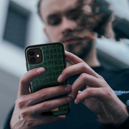 Funda Móvil SULADA Cuero Lujo Ultra Delgada con Patrón Elegante