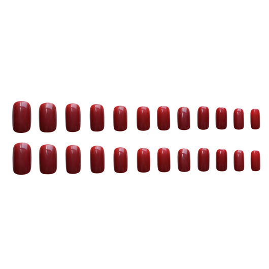 Uñas Postizas de Gel Rojo Brillante - Acabado Profesional - Image 3