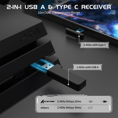 Auriculares Gaming Inalámbricos Bluetooth Multimodo con Micrófono - Image 22
