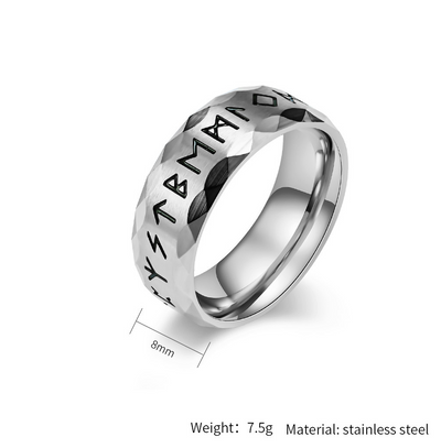 Anillo de Titanio Vikingo Vintage para Hombre - Image 8