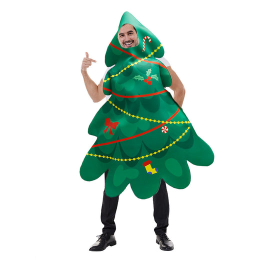 Disfraz Navideño Árbol de Navidad - Diseño Creativo Estampado Vegetal - Image 2