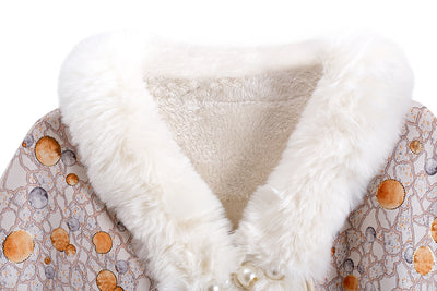 Poncho Étnico Invierno con Cuello de Pelaje Grande - Oferta Especial - Image 14