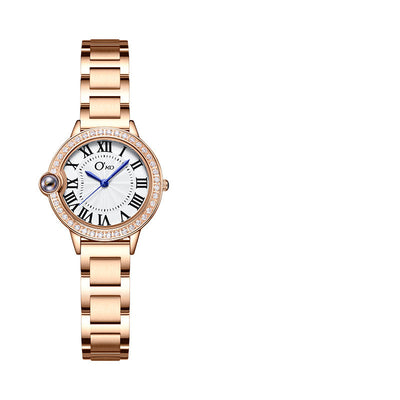 Reloj de Moda para Mujer con Banda de Acero y Micro-grabado de Diamantes - Image 6