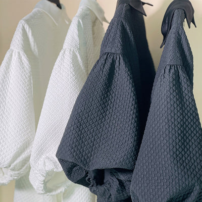 Camisa Suelta con Solapas Grandes para Mujer - Estilo Literary - Image 16