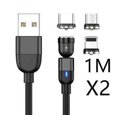 Cable de Carga Magnético 3 en 1 con Rotación 540° - Image 16