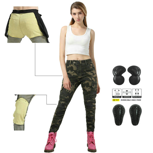 Pantalones Moto para Mujer Resistentes a Caídas - Image 8