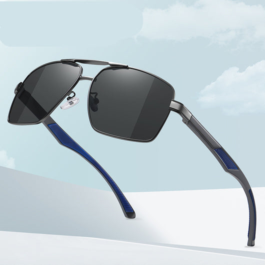 Gafas de Visión Nocturna para Conducir - Marco Metal Grande Doble Rayo