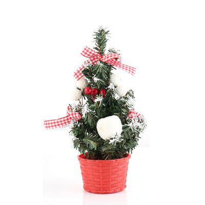 Árbol Navideño Miniatura PVC con Luces LED para Escritorio - Image 24