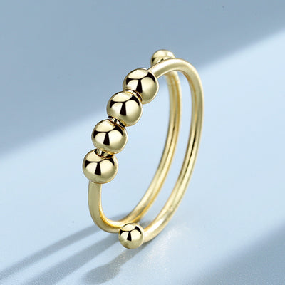 Anillo Giratorio Antiestrés - Joya Relajante para el Día de San Valentín - Image 11